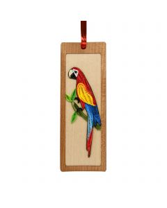 Quilled Bookmark Parrot