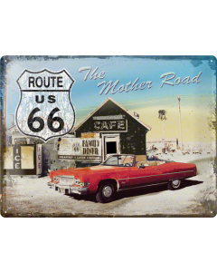Nostalgic-Art Large Sign Route66 The Mother Road