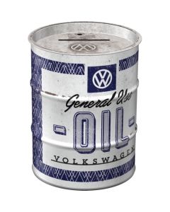 Nostalgic-Art Money Box Oil Barrel VW General Use Oil
