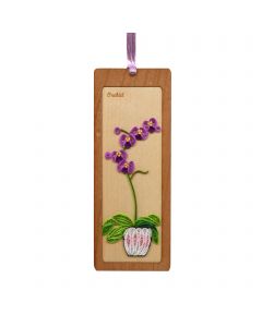 Quilled Bookmark Orchid