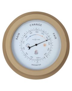 NeXtime Orchid Outdoor Barometer 22cm Brown