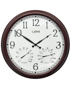 Leni Metal Outdoor Wall Clock Rust 60cm