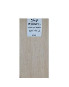 Balsa Wood Sheet 915 x 75 x 1.5mm       